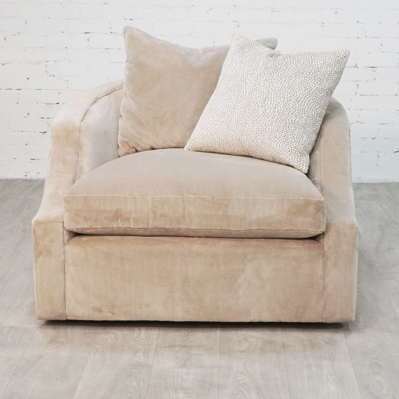 Tatum Swivel Chair and Ottoman