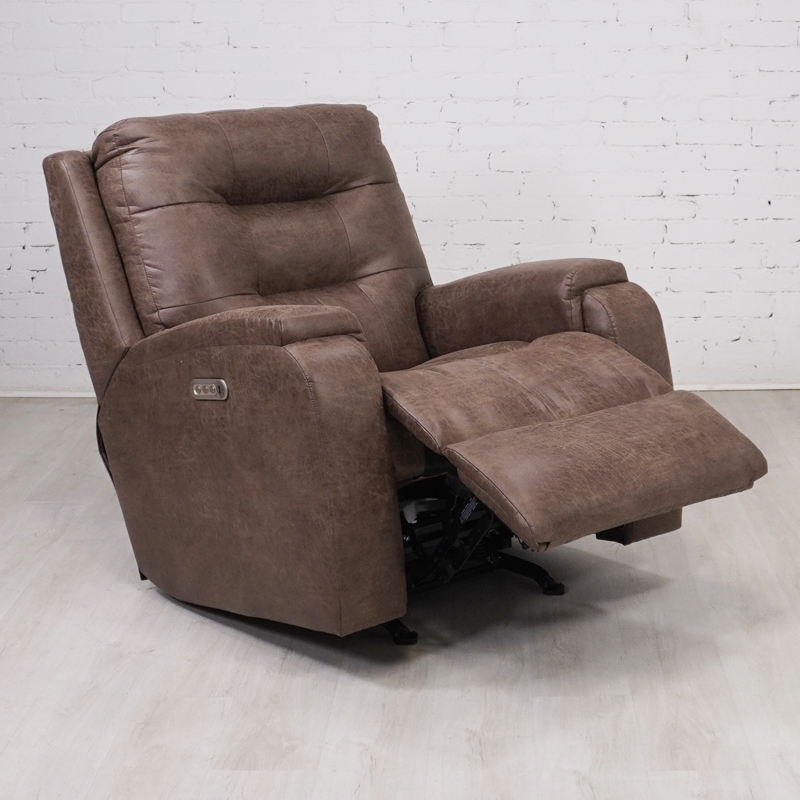 Arlo Power Rocking Recliner with Power Headrest and Lumbar