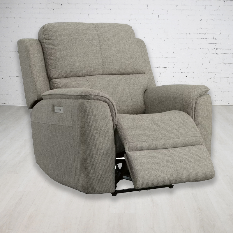 Henry Power Recliner with Power Headrest and Lumbar