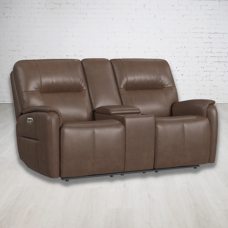 Wilson Power Reclining Loveseat w/ Console with Power Headrest and Zero Gravity