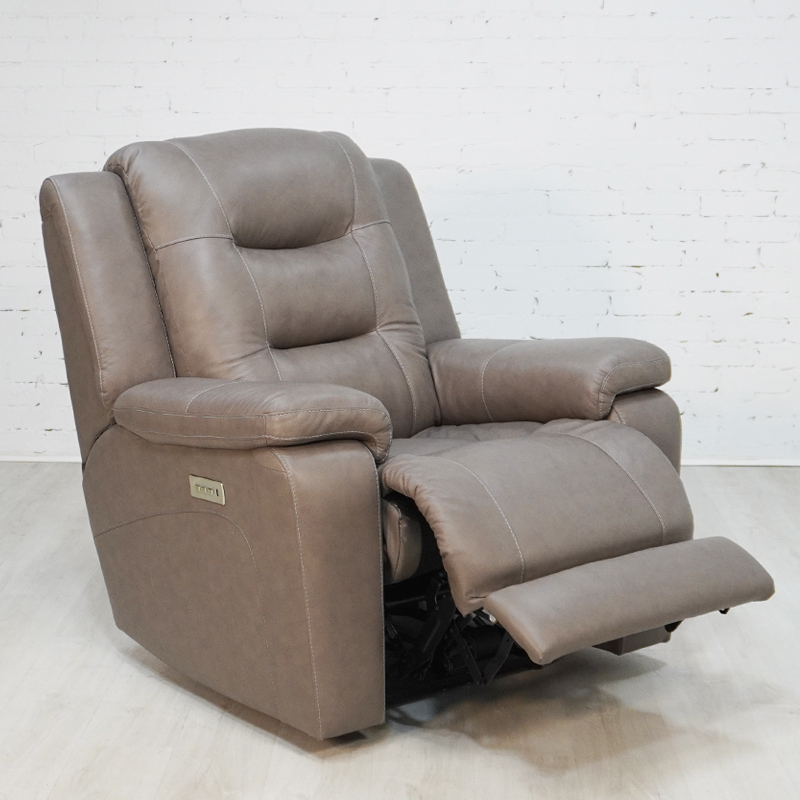 Leighton Power Recliner with Power Headrest and Lumbar