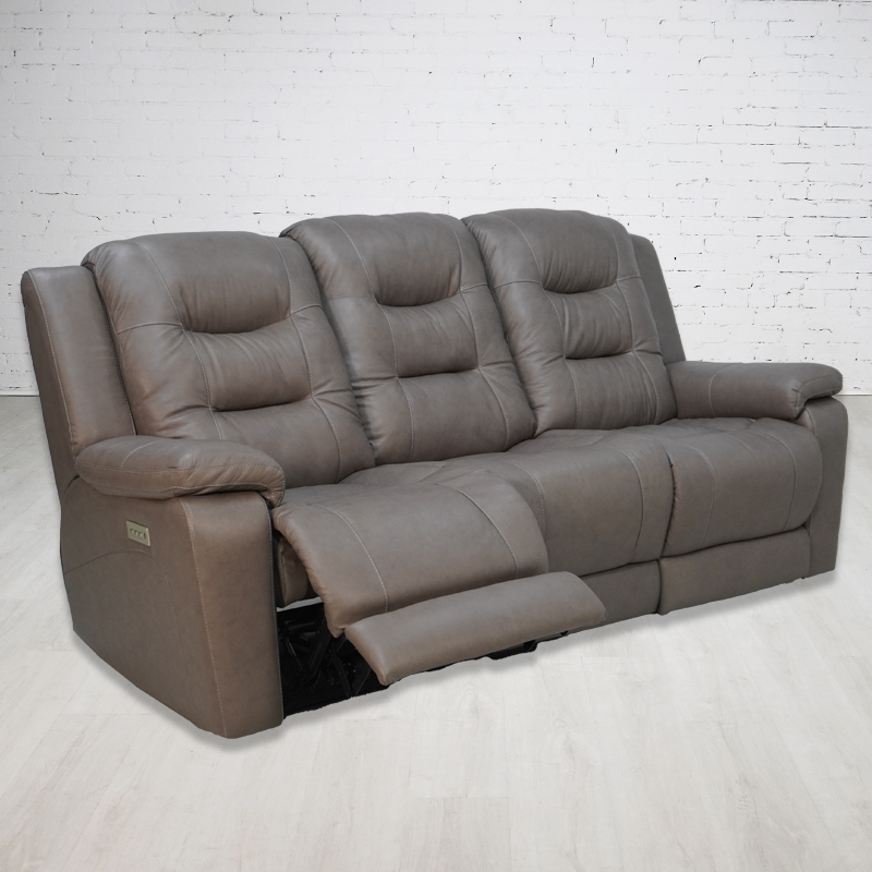 Leighton Power Reclining Sofa with Power Headrest and Lumbar