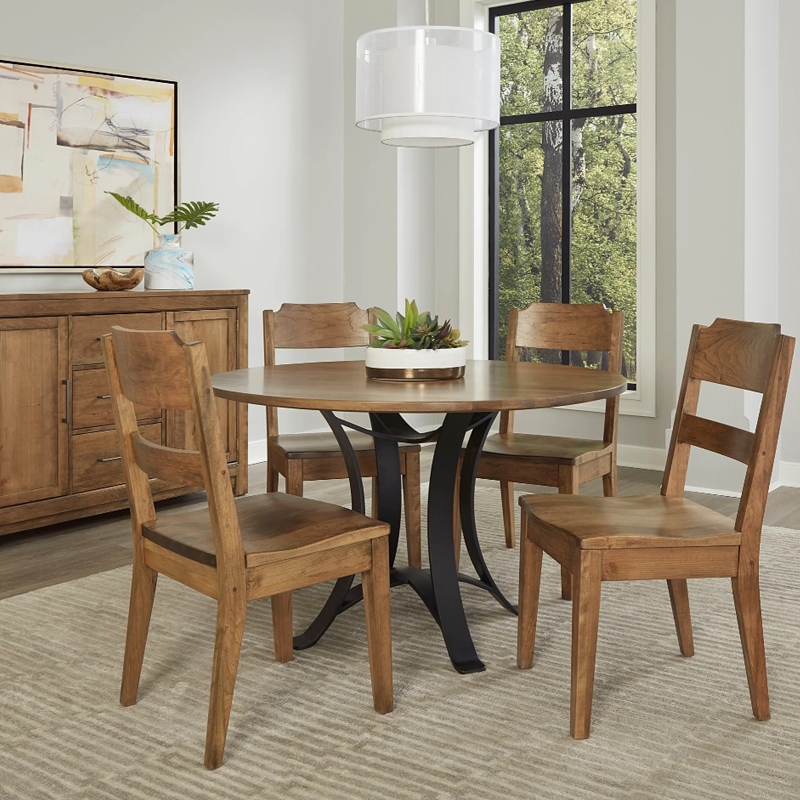 Crafted Cherry Pedestal Table