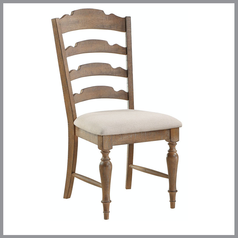 Augusta Ladder Back Upholstered Chair