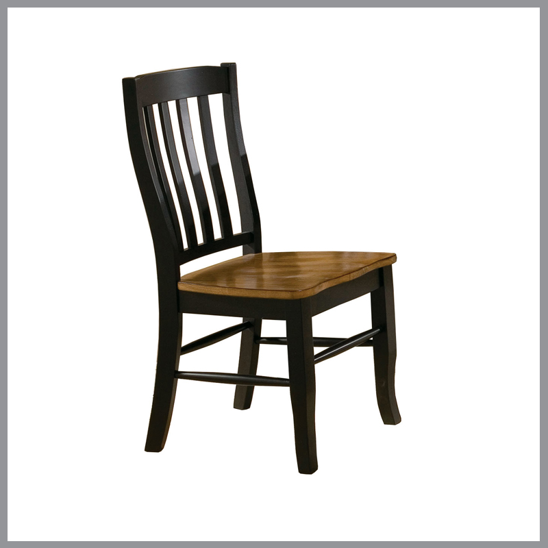 Quails Run Rake-Back Side Chair