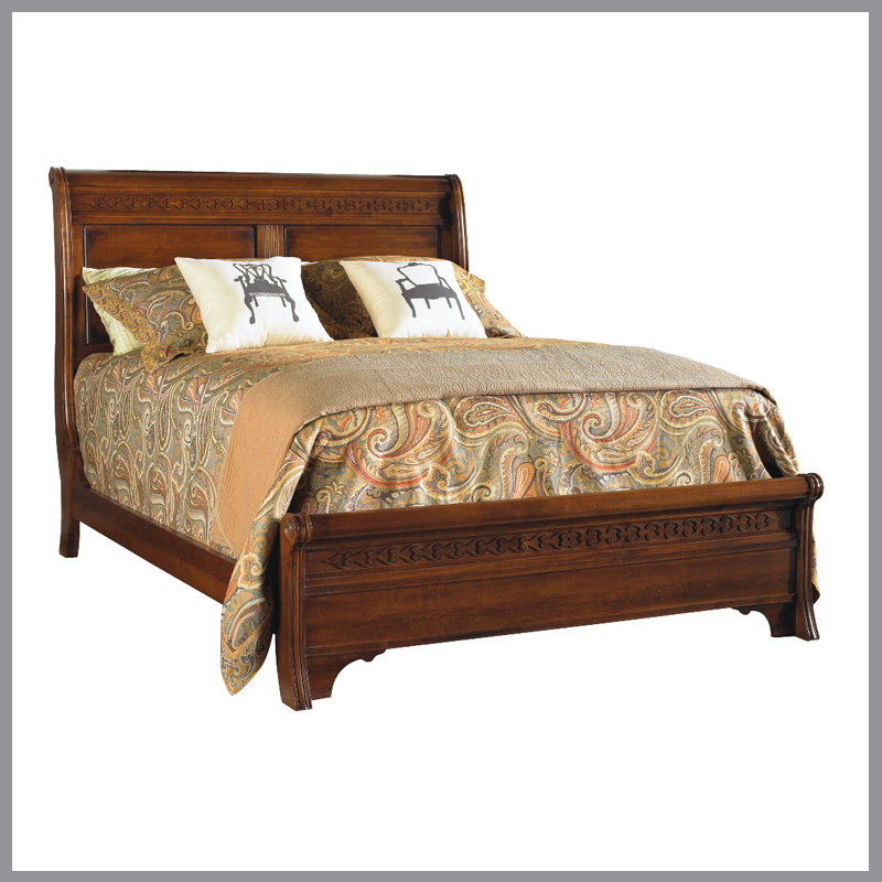 George Washington Mt. Vernon Sleigh Bed w/Low Footboard