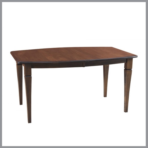 [FURN_8305] Boat Shaped 42″ x 60″ Leg Table w/1-18″ Leaf