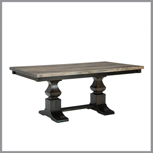 [FURN_8312] Rectangular 42″ x 84″ Plank Top Table