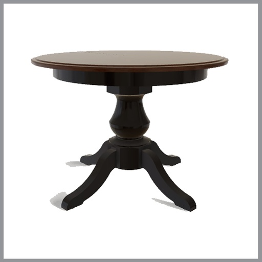 [FURN_8313] Round 48″ Table w/1-12″ Leaf