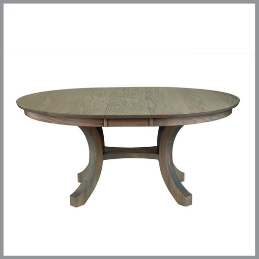 [FURN_8314] Round 54″ Table w/1-12″ Leaf