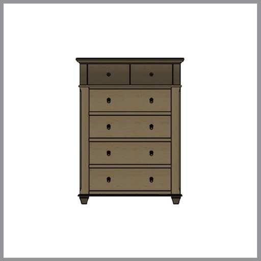 [FURN_8496] Bartlett Island 6-Drawer Chest #7