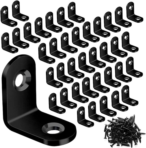 L Bracket Corner Brace Sets (40 pcs)